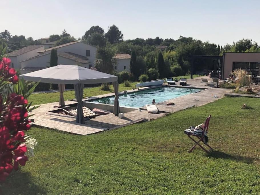 Chalet Bois Cosy Avec Piscine Aix Nature Aix-en-Provence Exteriér fotografie